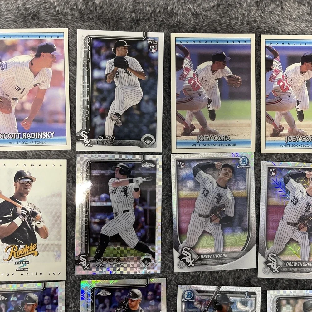 Chicago White Sox 37 Card Lot - Rookies, Stars,‎ Inserts, Parallels